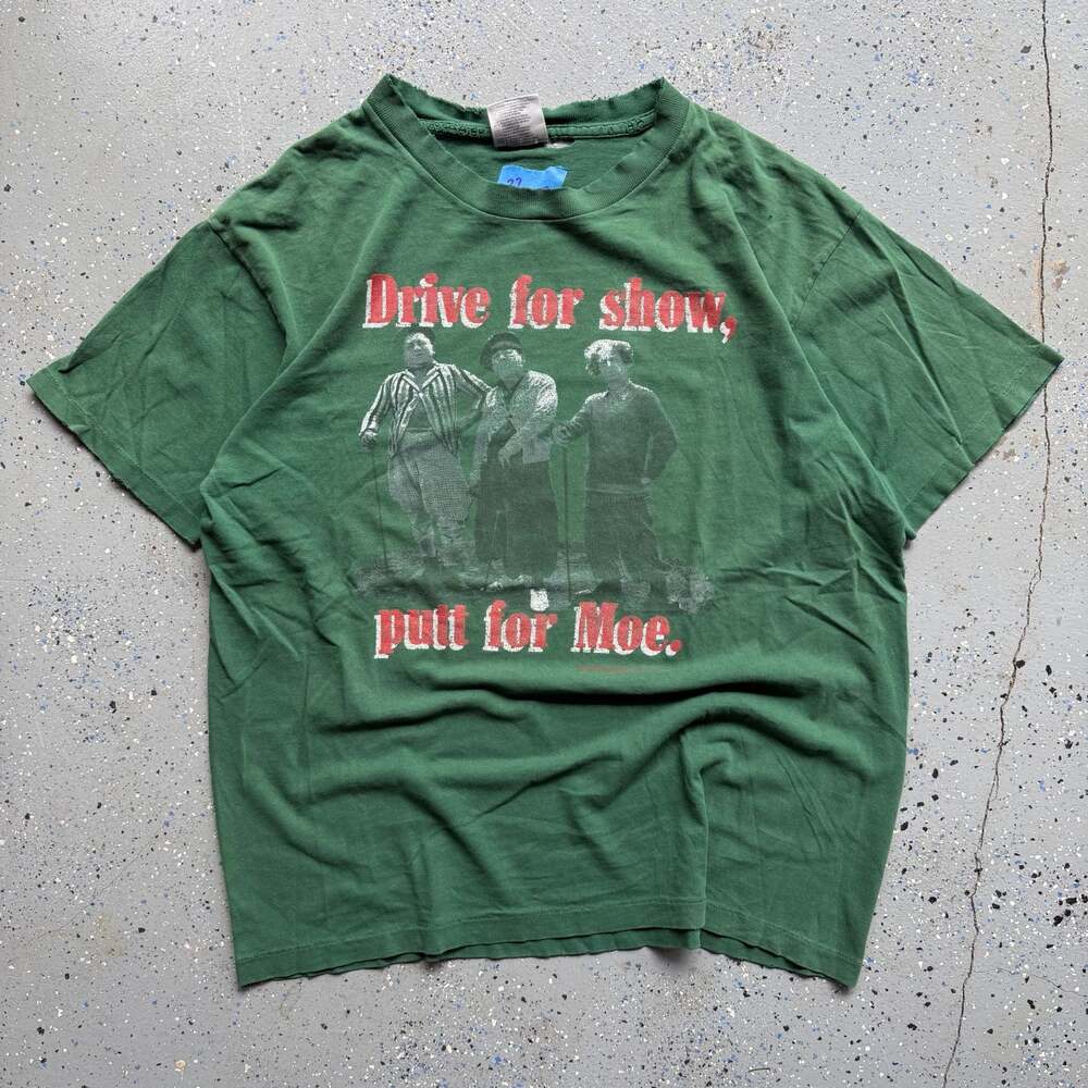 Vintage 1990s Three Stooges Golf Shirt